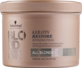 Schwarzkopf BlondMe Keratin Restore Bonding Mask 500ml