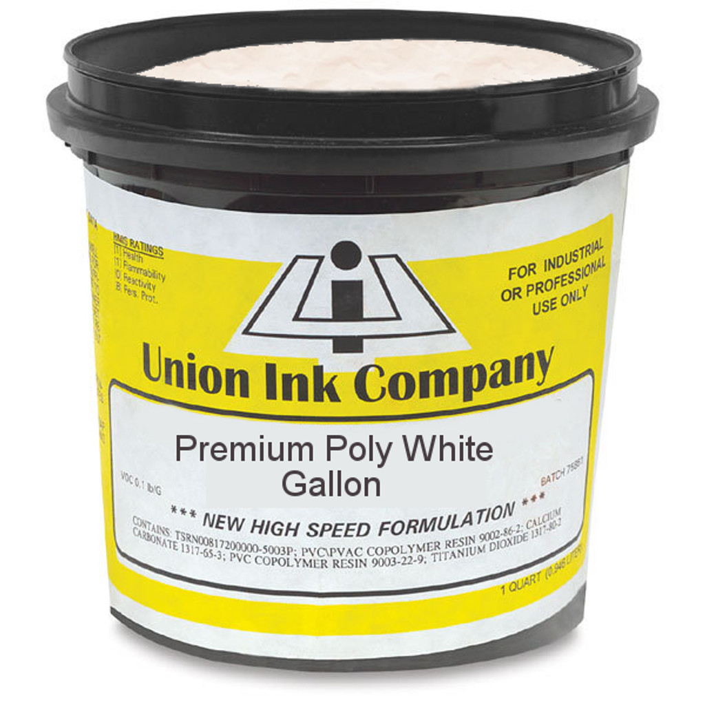 Premium Poly White - Gallon - The Screen Print Store