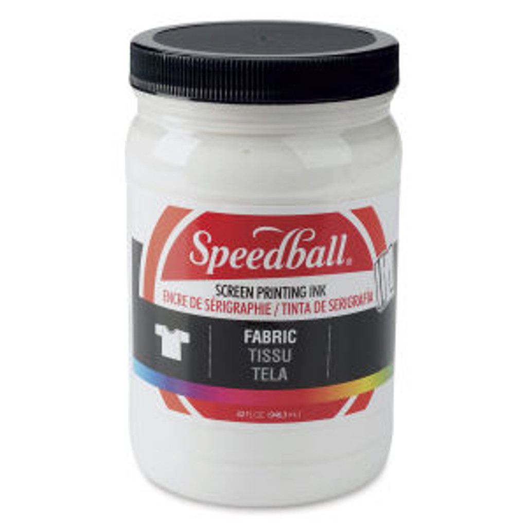 Speedball Fabric Screen Printing Ink White 32 oz