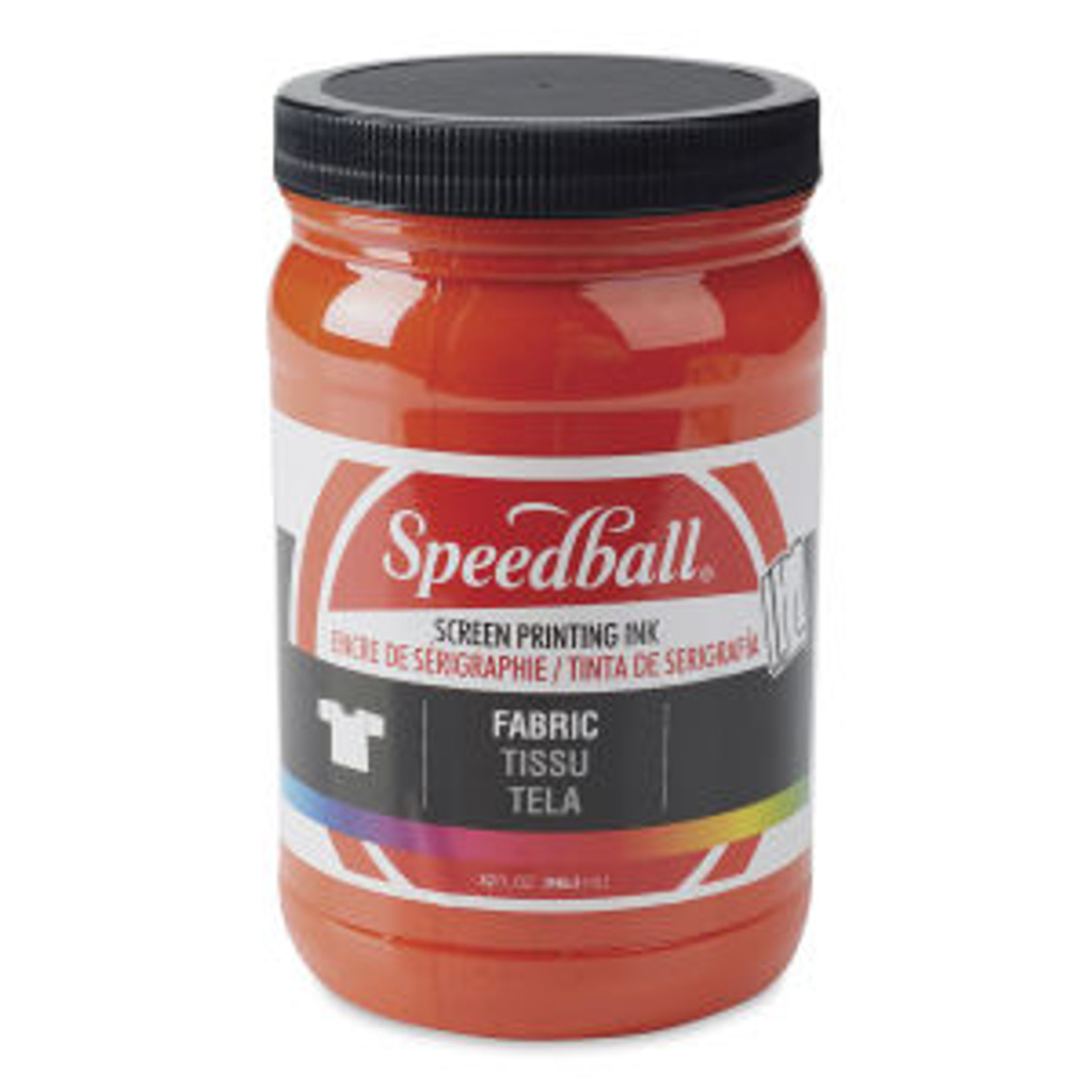 Speedball Fabric Screen Printing Ink Orange 32 oz