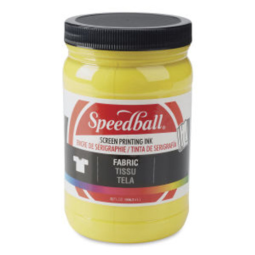 Speedball Fabric Screen Printing Ink Yellow 32 oz