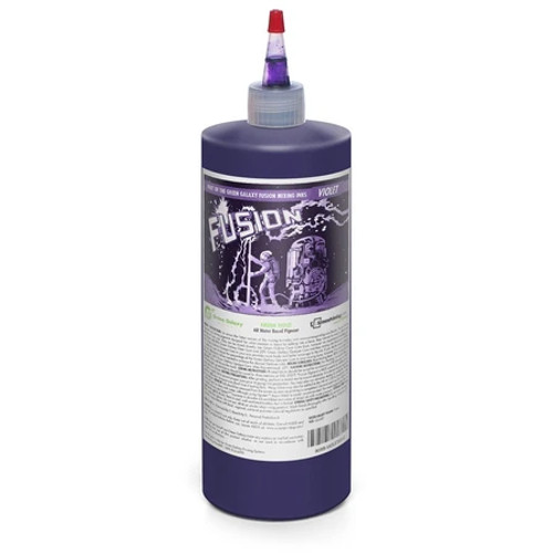 Green Galaxy Fusion Violet Pigment Quart