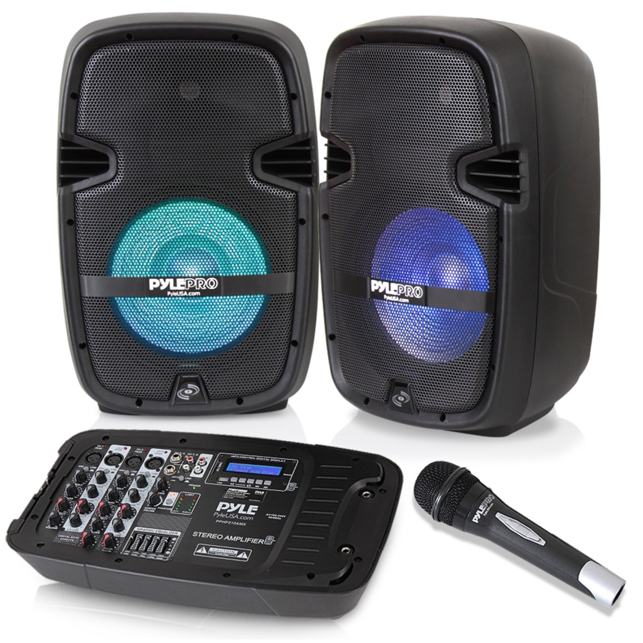 portable speaker with mixer