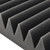 CLEARANCE - PYLE PSI1612 Studio Soundproofing Panels, Recording Foam Wall Tiles, 12'' x 12'' Squares (12 pcs)