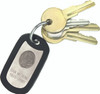 KeyTags come complete with a black rubber silencer, a 30” stainless steel ball chain, and a split ring for holding keys.