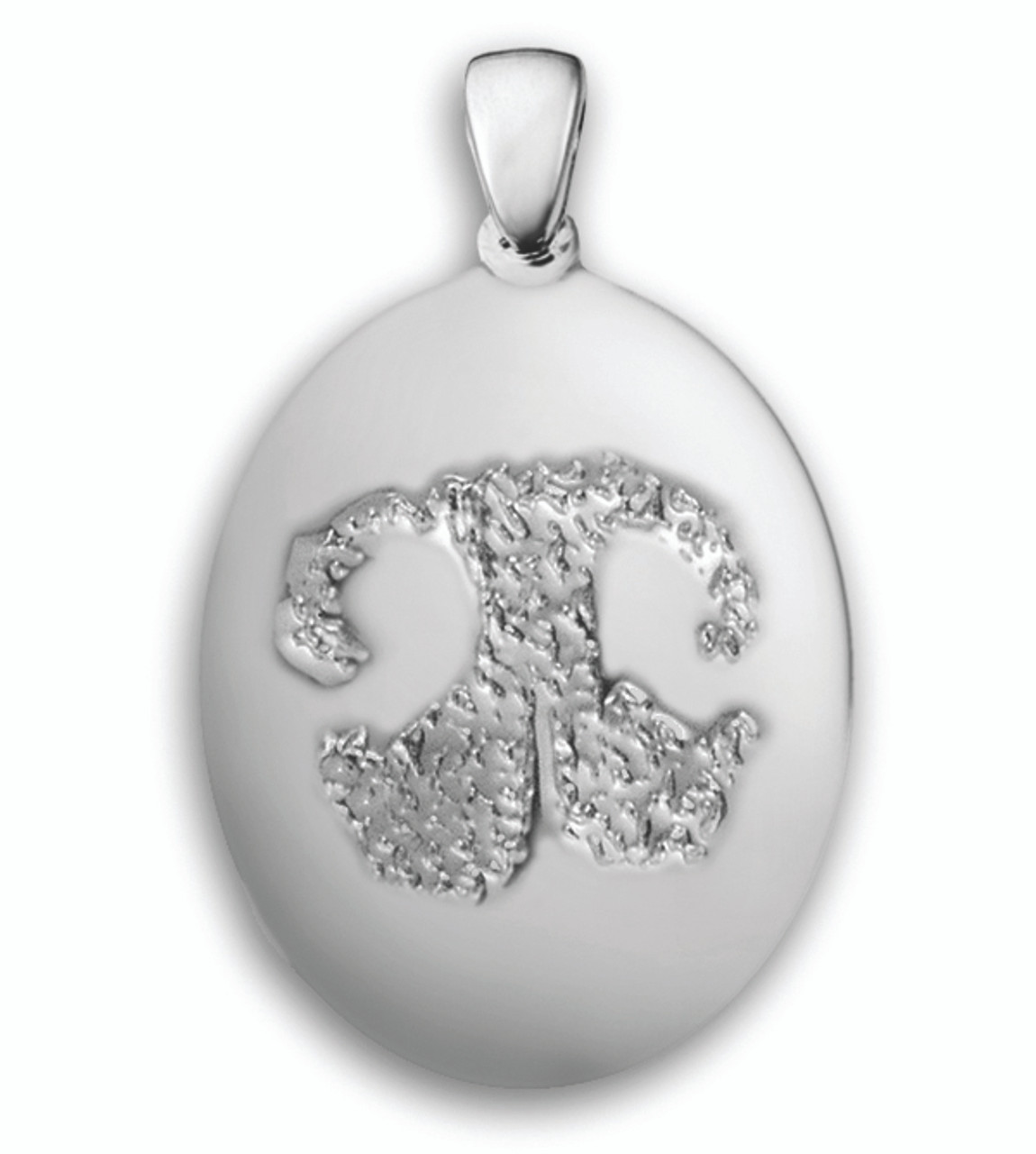 Standard Charm in Sterling Silver with Nose Print