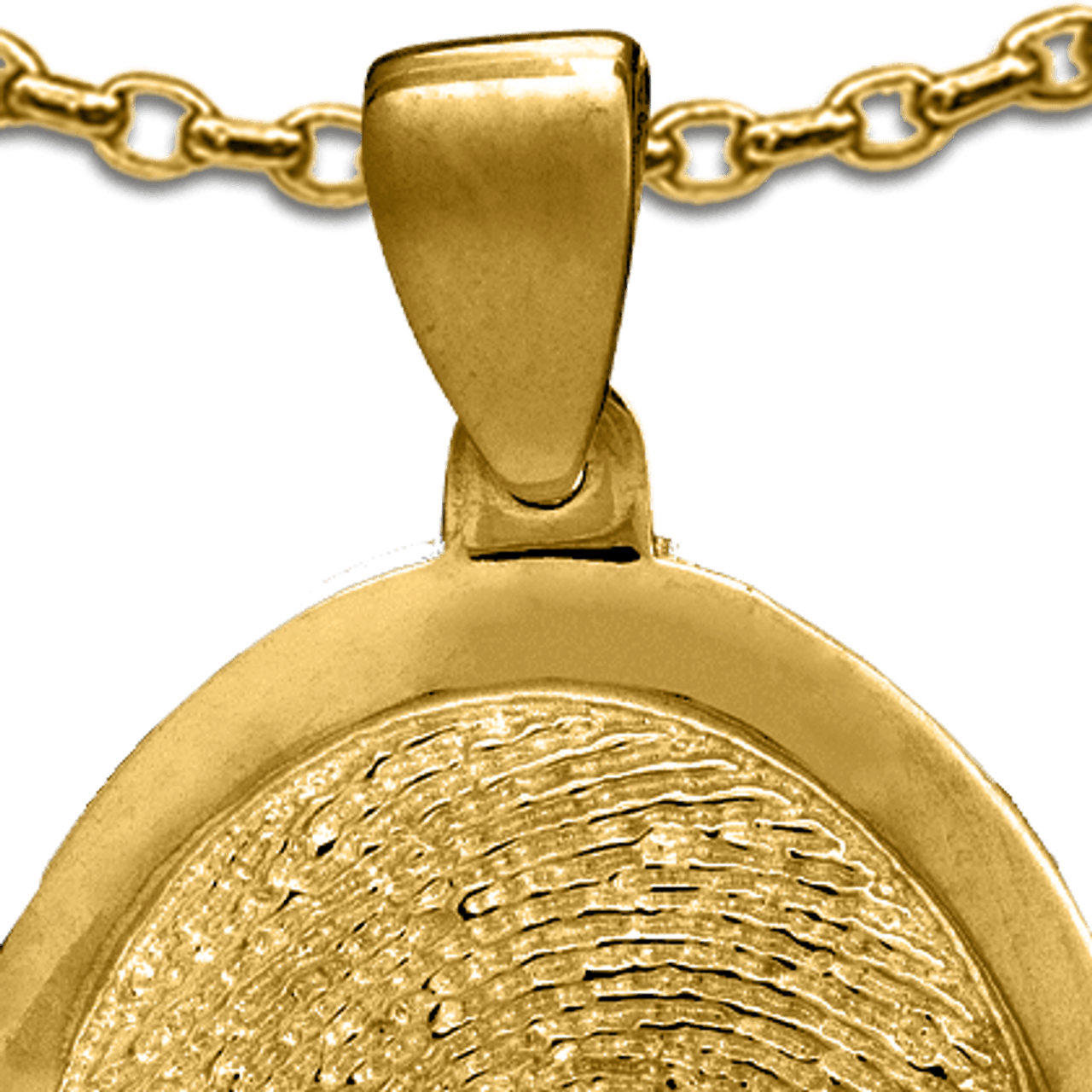Yellow Gold Standard Charm with Standard Bail