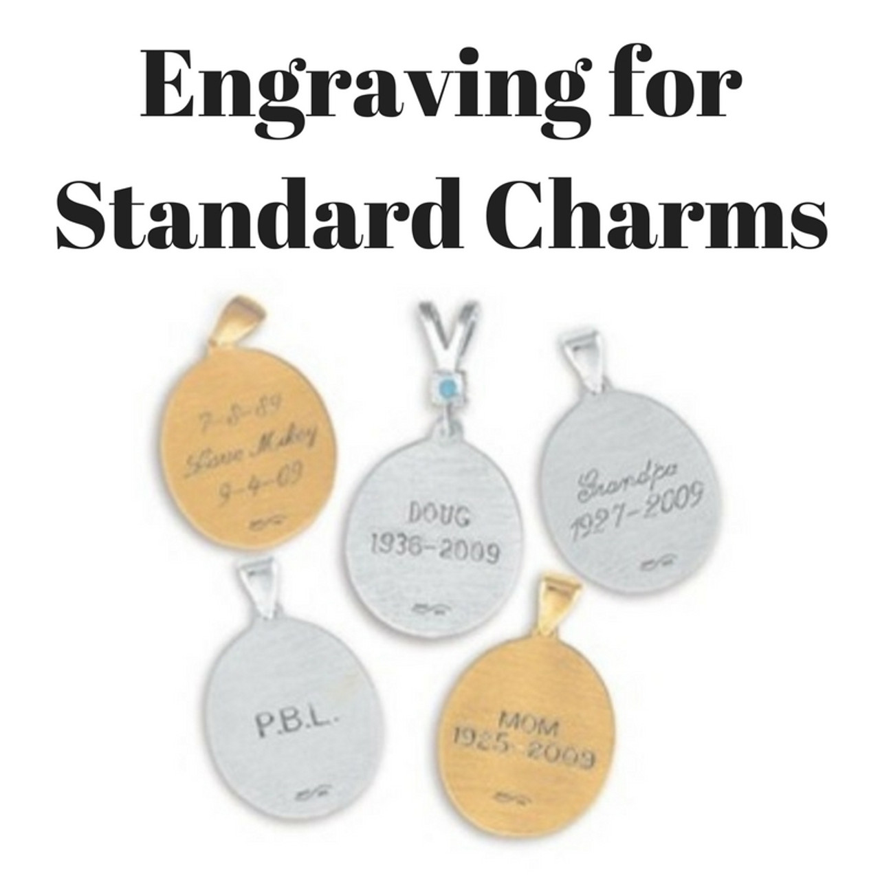 Engraving for Standard Charms (BACK)