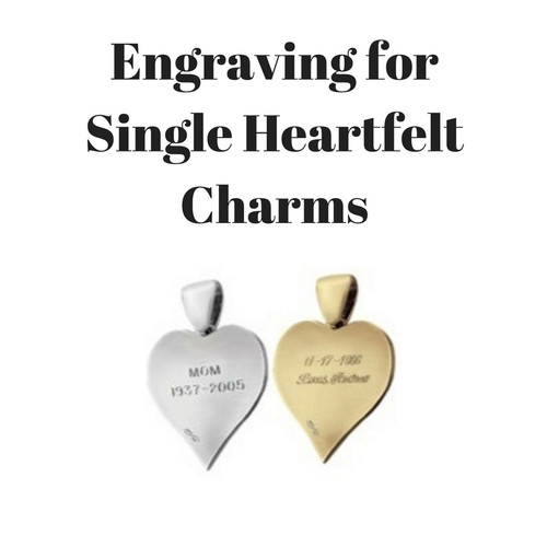 Engraving for Single Heartfelt Charms (BACK)