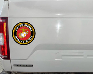 US Marine Corps Car Decal, Veteran Gift