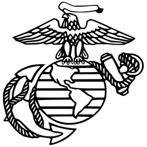 USMC Eagle, Globe, and Anchor Decal, Marine Corps Car Sticker