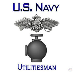 NMCB, Seabee, Construction Battalion, Navy, Combat Insignia, Utilitiesman, Laptop sticker, Water bottle decal, Patriotic gift, Seabee access