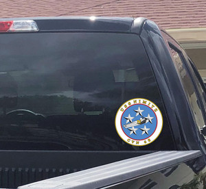 USS Nimitz CVN68 Logo. Emblem, Sticker