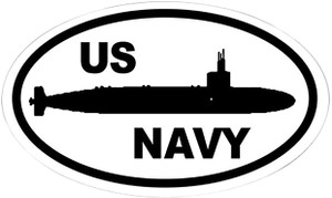 US Navy - USN - Subs - Submariner - Submarine - Car Sticker Car Decal Window Sticker  Decal  N22