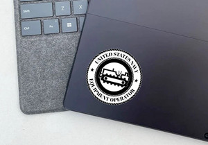 EO - Equipment Operator - US Navy - USN - Navy - Car Sticker -  Car Decal -  Window Sticker -  Decal -CB42