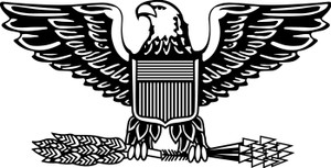 Colonel insignia - Army - Air Force - Marines -  USA - Patriotic - United States - Car Sticker
