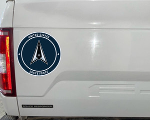 USAF, Space Force Sticker Decal, Perfect, Emblem for Gear & Gadgets, Ideal Gift for Space Fans, Unique Gift for Sci-Fi Lovers