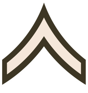 U.S Army - E2 - Private - Army - Combat - Soldier - Airborne  - Car Sticker - Decal - A12