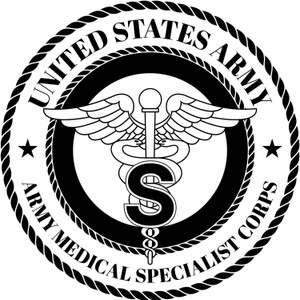 Army Medical Specialist Corps - MOS - Army - Combat - Soldier - Car Sticker - Decal - Gift