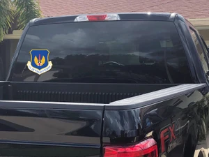 USAF, US Air Force, Major Commands, USAF in Europe, Military Emblem for Laptops Cars, Patriotic Gift for Air Force Fans