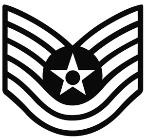 USAF,  Air Force Sticker Decal, Military Emblem for Laptops Cars