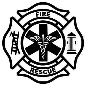 Maltese Cross, Fire Rescue, First responder, EMT, Nurse, Fireman, Police, Police Firemen EMT EMS Tribute, Gift for Heroes, Appreciation Gift