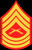 USMC Master Sergeant Rank Insignia Sticker, Waterproof Vinyl Decal, Marine Corps Veteran Gear