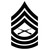 USMC Master Sergeant Rank Decal, Veteran Gift