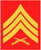 USMC Sergeant E-5 Vinyl Decal, Marine Corp Gift
