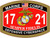 USMC Marine Offensive Cyberspace MOS 1721 Sticker, Waterproof Vinyl Decal