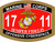 Marine Offensive Cyberspace, 1711, MOS, USMC, Marines, Marine Corp, Car Sticker, Sticker, Decal, Personalizing Gear, Veteran gift, Military
