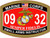 USMC MOS 0932 Instructor Vinyl Decal, Marine Corps Gift
