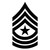 US Army - Army - E9 - Sergeant Major - Enlisted - Military - Car Sticker - Decal  A25