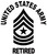 US Army - Army - E9 - Sergeant Major - Enlisted - Military - Car Sticker - Decal