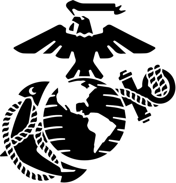 USMC Eagle EGA Vinyl Decal, Marine Corp Sticker