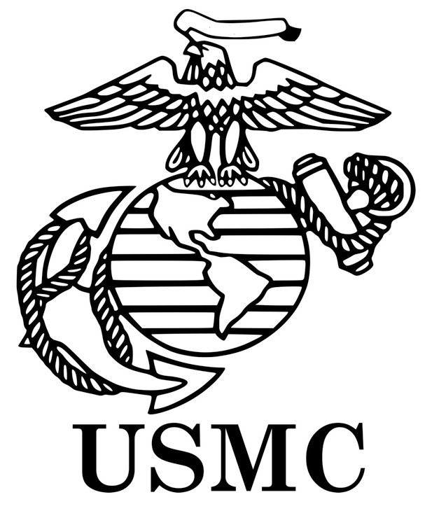 USMC EGA Decal, Marine Emblem, Waterproof Vinyl Stickers