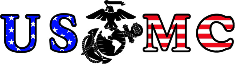 US Marine Corps EGA Vinyl Decal, Veteran Gift