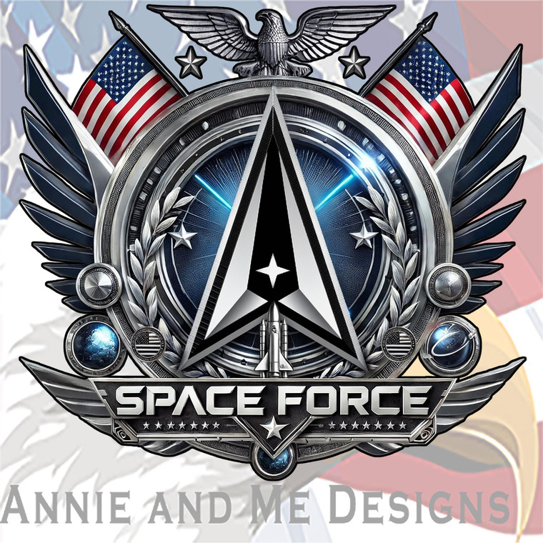 Space Force Emblem Sticker Decal, Military Aviation Gear Accessory