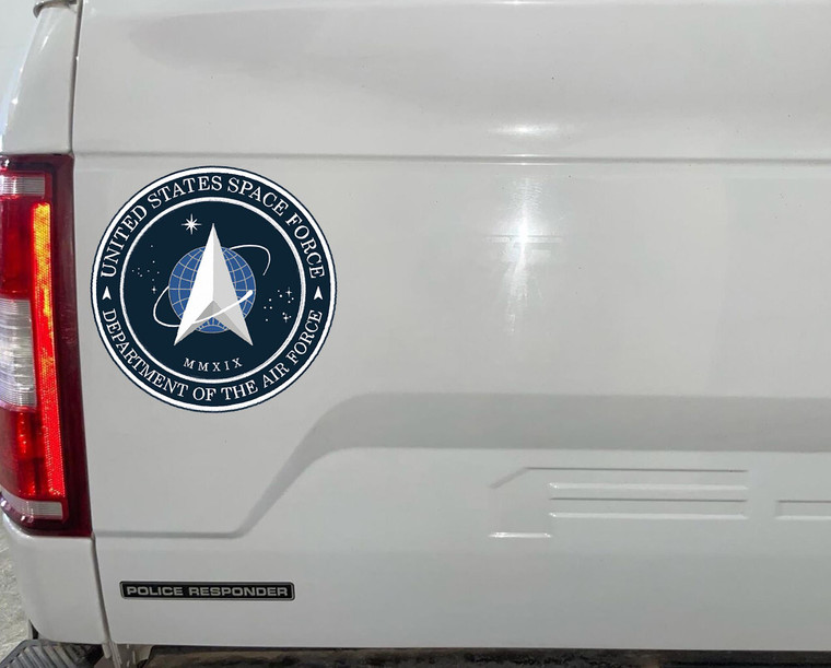 USAF, Space Force Sticker Decal, Perfect, Emblem for Gear & Gadgets, Ideal Gift for Space Fans, Unique Gift for Sci-Fi Lovers