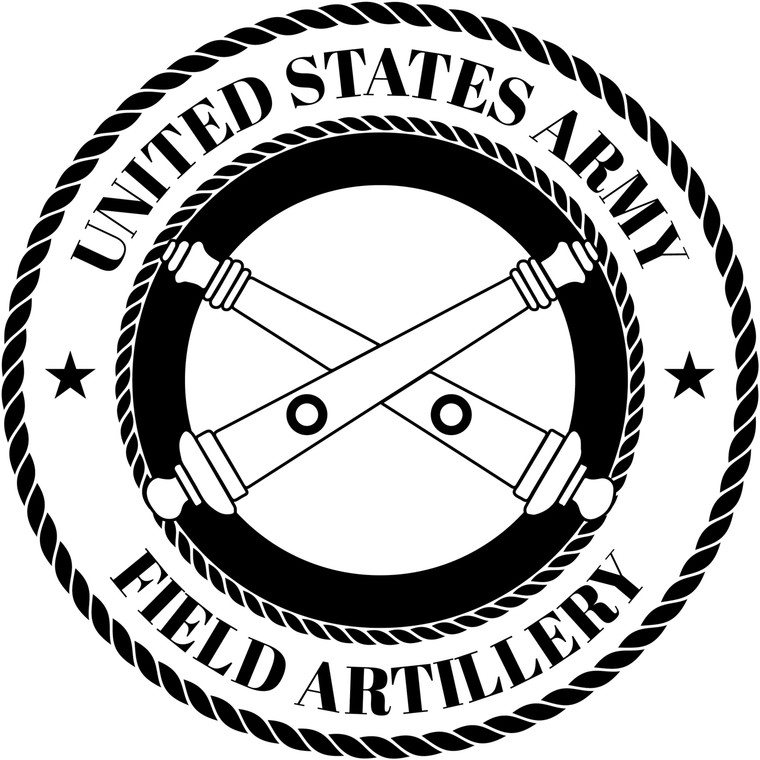 Field Artillery - MOS - Army - Combat - Soldier - Car Sticker - Decal - Gift