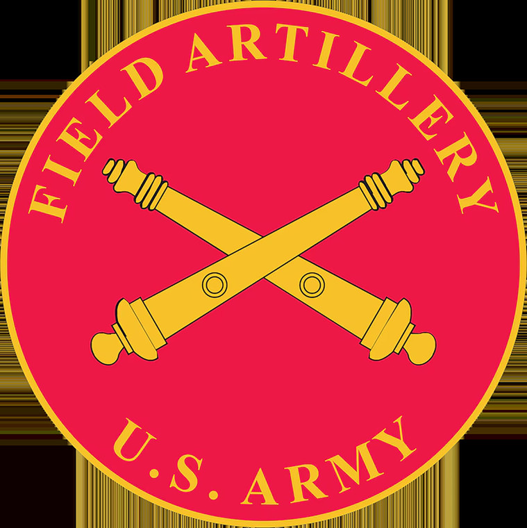 Field Artillery, Logo. Emblem, Sticker