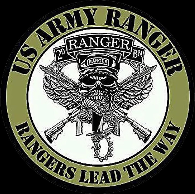 US Army Ranger 2nd Battalion Sticker – Military Decal Rangers Lead The Way
