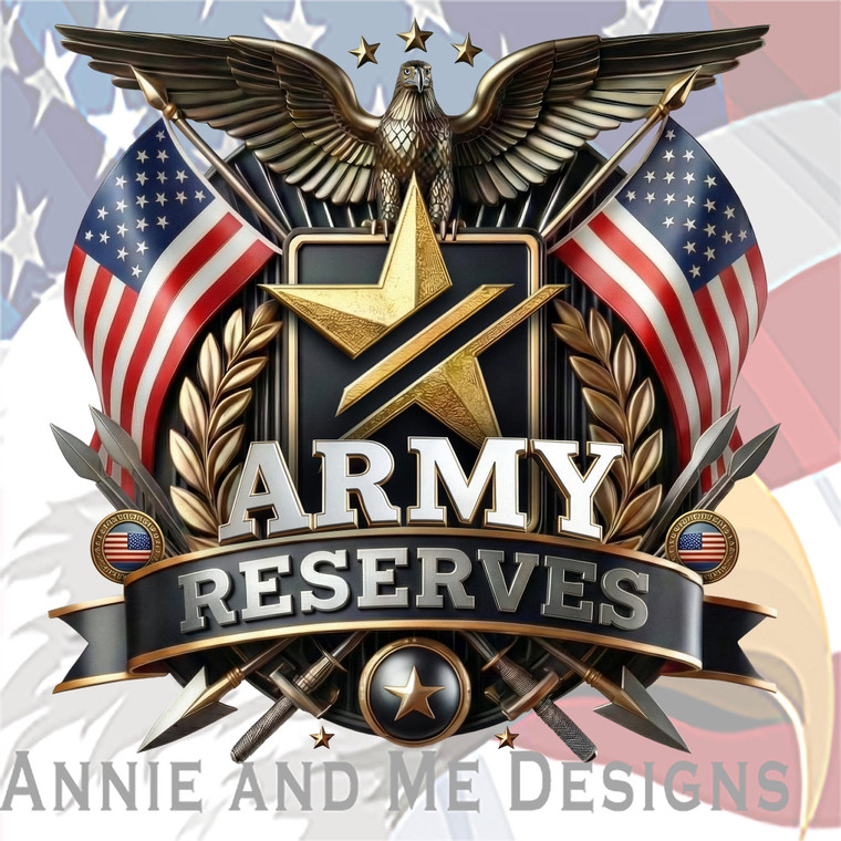 US Army Reserve- Army - Army Logo - Army Star - Military - Car Sticker - Decal