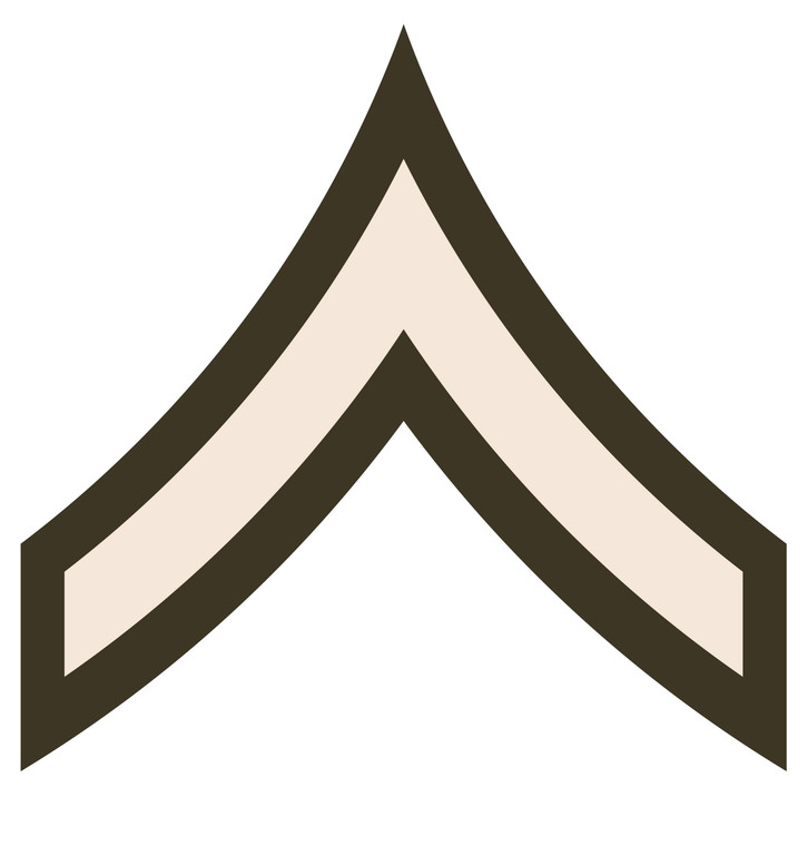 U.S Army - E2 - Private - Army - Combat - Soldier - Airborne  - Car Sticker - Decal - A12