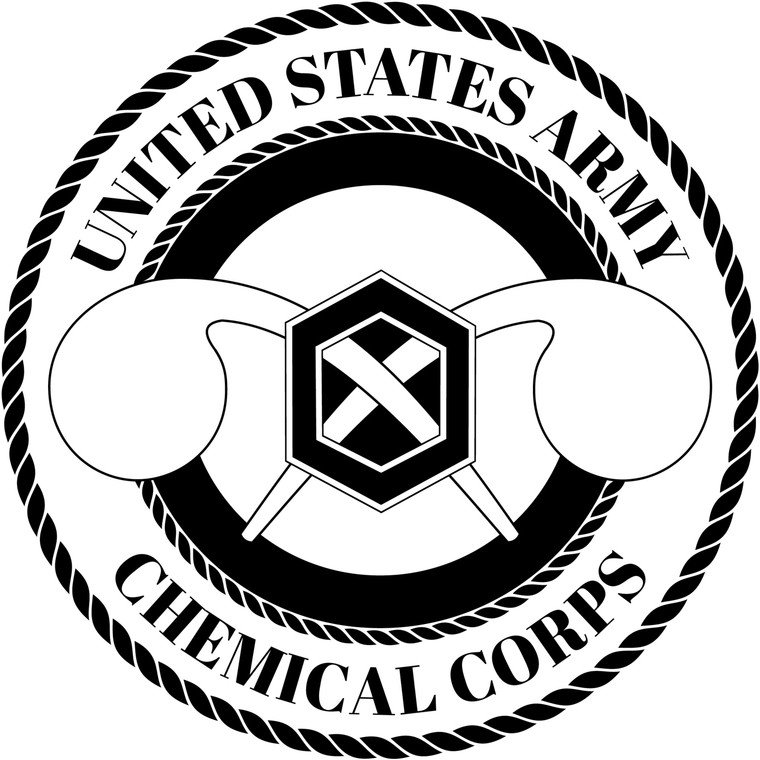 Chemical Corp - MOS - Army - Combat - Soldier - Car Sticker - Decal - Gift