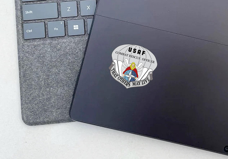 USAF, US Air Force, Combat Rescue Officer, Beret Badge, Sticker Decal, Military Emblem for Laptops Cars, Patriotic Gift for Air Force Fans