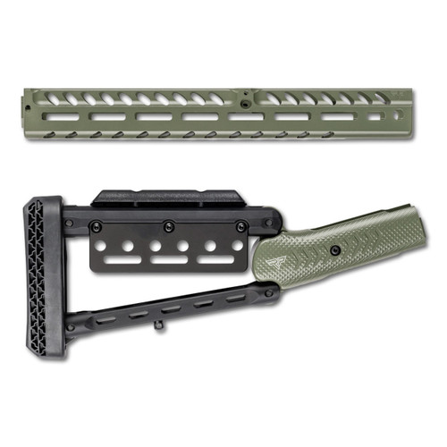 Ranger Point Precision Australia Marlin M-LOK End Cap Straight Grip Lever Stock Set (Moss Green)