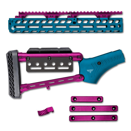 Costa Henry Handguard Pistol Grip Stock Set (Pink & Teal) Costa Henry Handguard Pistol Grip Stock Set (Pink & Teal)