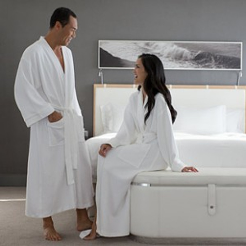 Classic Terry Cloth Spa Robe, Luxury Spa Robes