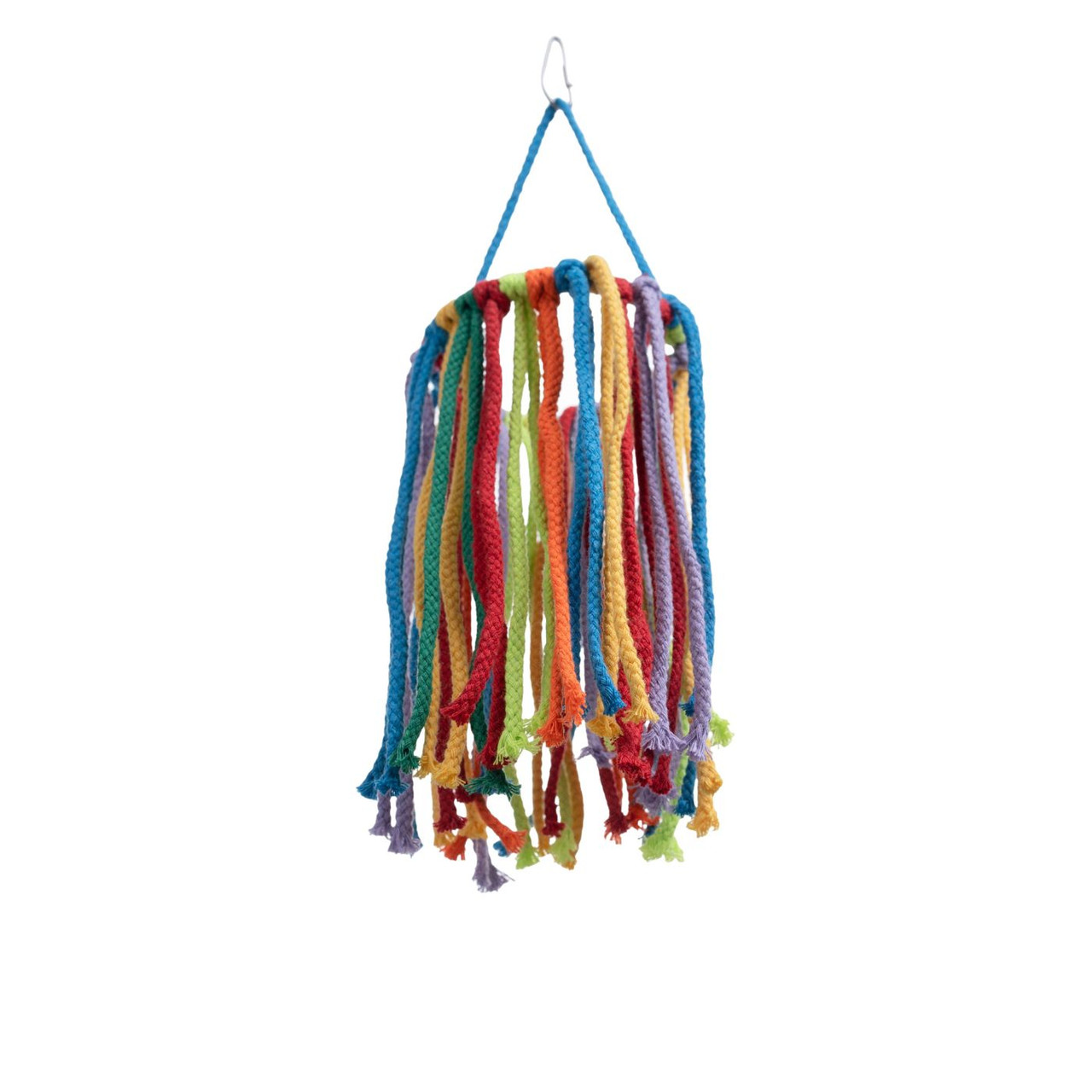 A closer look at Parrot Aviary With Extra Large Cage Rope Toys And Swings